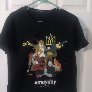 Mayday Parade #mayday The Life Tour 2017 T-shirt Mens Large 20 Anniversary